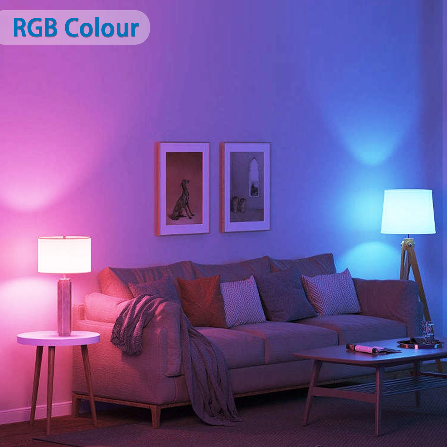 LAMPADINA LED SMART GU10 - 4,9W - CCT+RGB  WIFI- BLUETOOTH - compatibile Alexa e Google